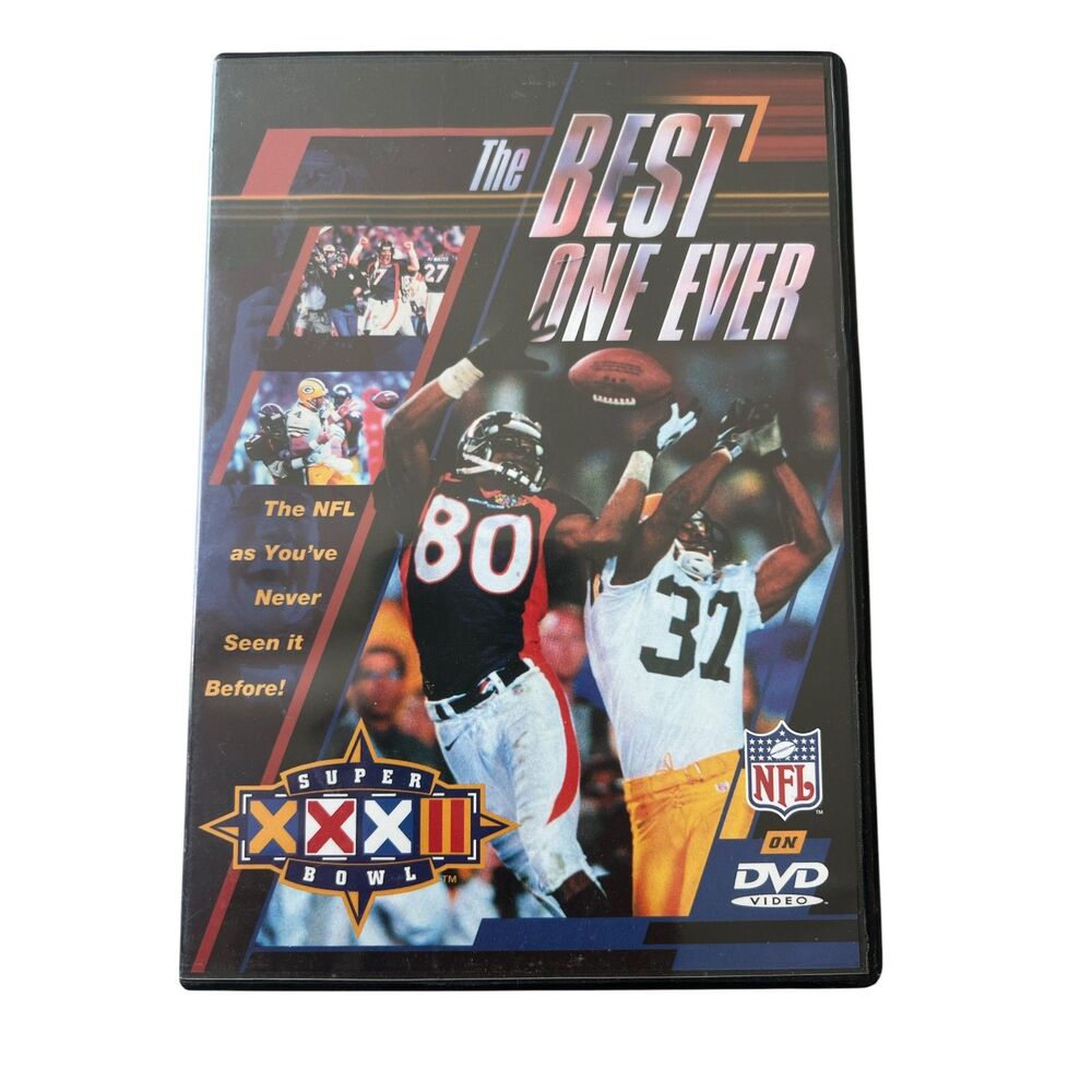 The Best One Ever Super Bowl XXXII DVD Denver Broncos vs Green Bay Packers 1999